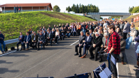 Rosenheim, 17. September 2025, Gesamtverkehrsfreigabe der B15 Westtangente in Rosenheim. Foto: Olaf Konstantin Krueger