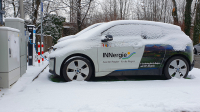 E-Carsharing in Stadt und Landkreis Rosenheim: BMW i3 in Raubling. Foto: Olaf Konstantin Krueger